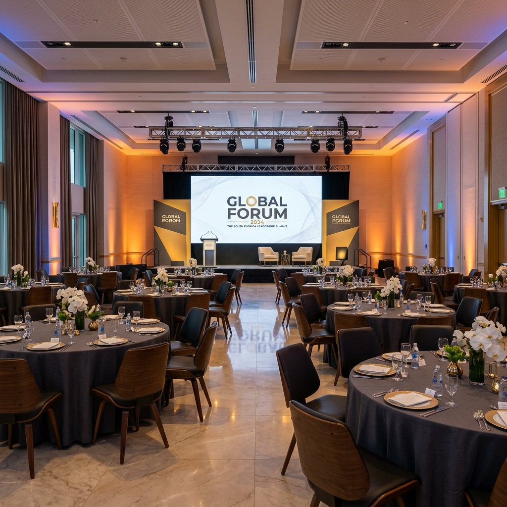 Corporate event space at Calla Event Hall